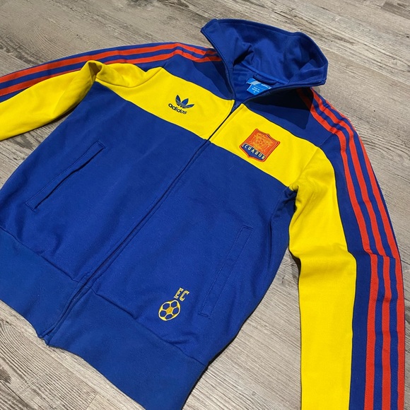 Vintage Adidas Ecuador National Team Soccer Full Zip Track Jacket Women’s Medium - Picture 2 of 5